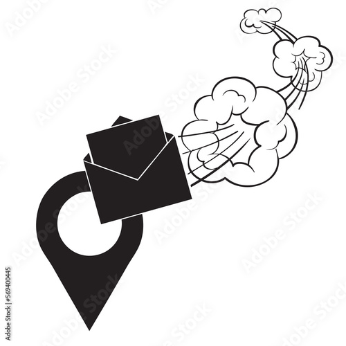 Sending a letter to an addressee