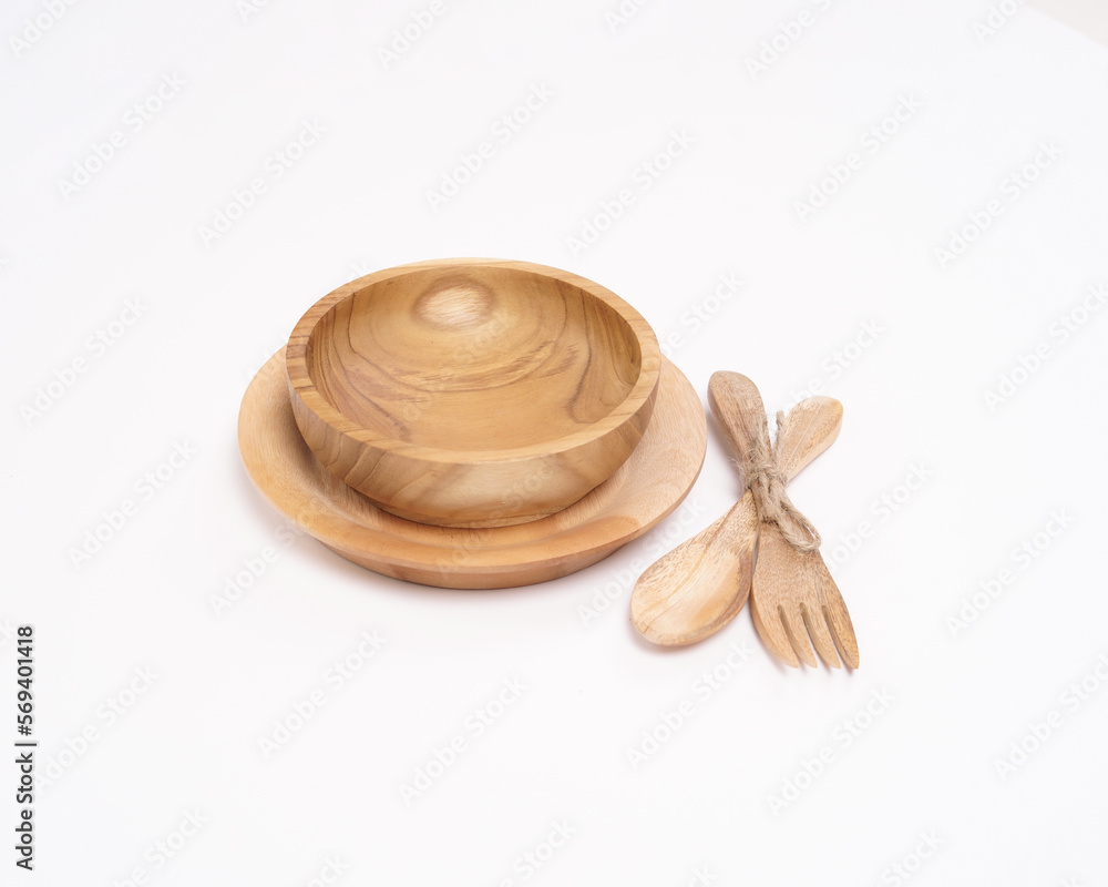 bowl made of wood crafts. Aesthetic wooden bowls are perfect for serving with soup. remaining unused pieces of wood so that they become more useful items and have a high selling value.
