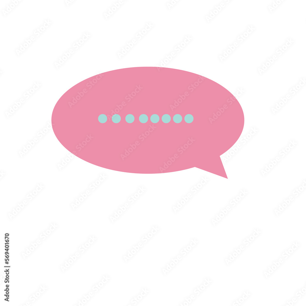 bubble text with dotted pink purple bubble text pastel communication