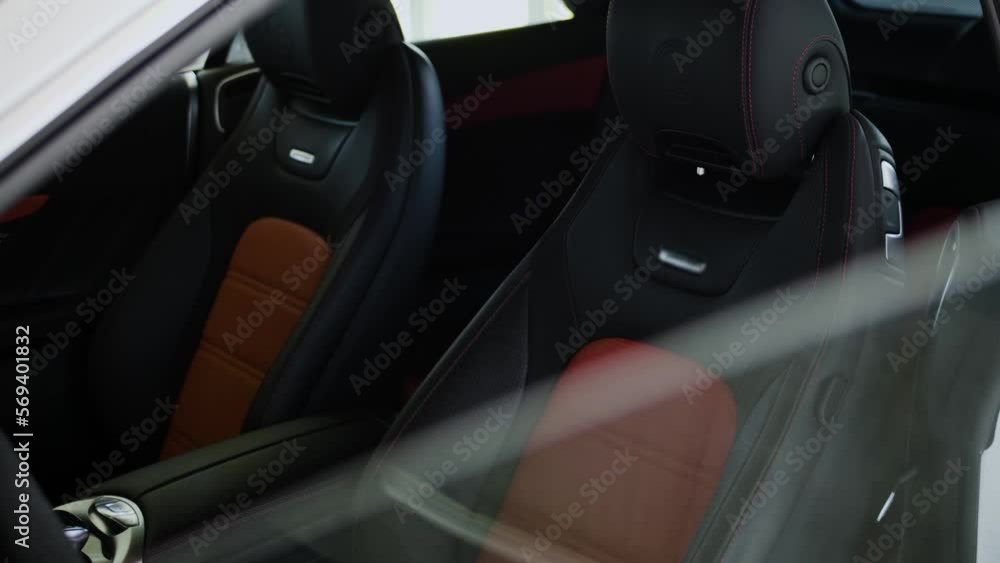 Seats of a sports car Seats of a sports car