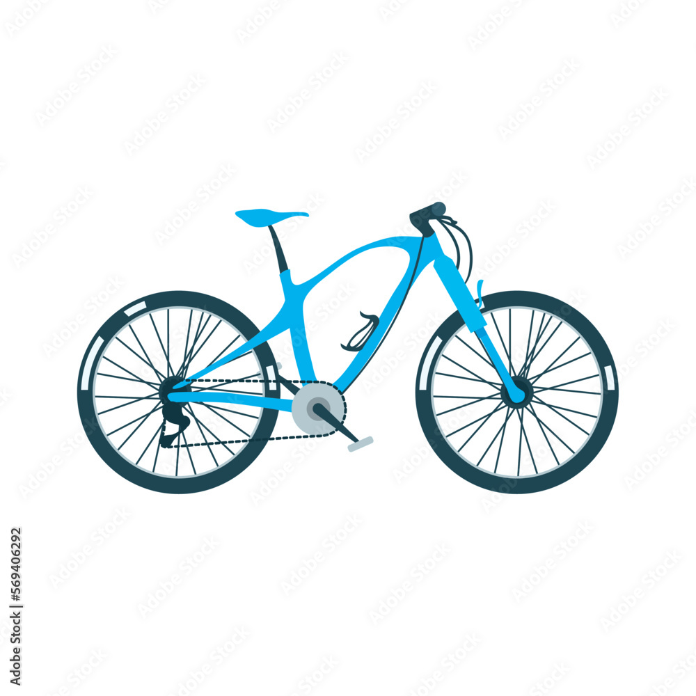 blue bike design