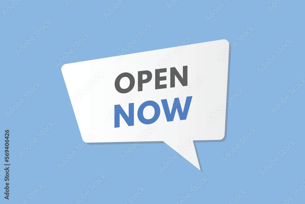 Open Now text Button. Open Now Sign Icon Label Sticker Web Buttons
Open Now text Button. Open Now Sign Icon Label Sticker Web Buttons
