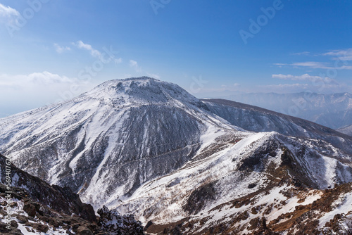 冬の那須岳登山