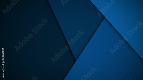 Abstract blue lines background, Modern blue shapes background design. Blue rectangles background