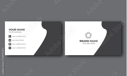 nice and simple business card design,
