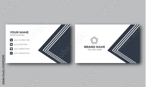 modern unique professional business card design, nice and simple business card,