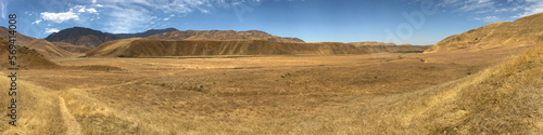 Panorama of San Emigdio Canyon, Wind Wolves Preserve