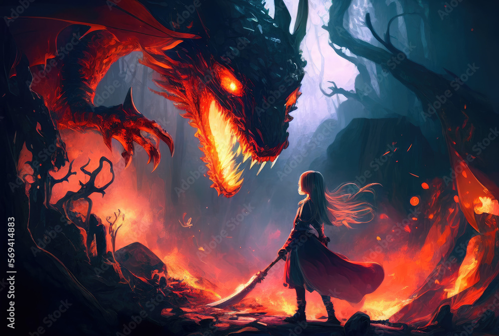 Be in a dragon