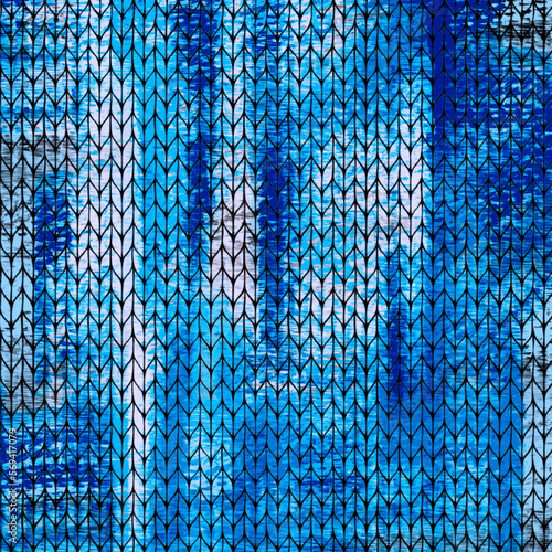 グランジ染の背景イラスト、メリヤス模様のイラスト素材、抽象的壁紙素材、編み目模様のバックグラウンド