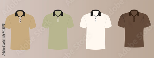Mens Polo Shirt vector