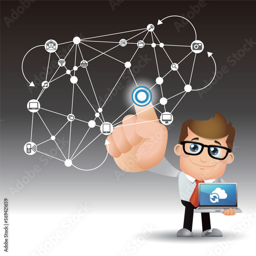 People Set - Cloud computing - cloud computing men