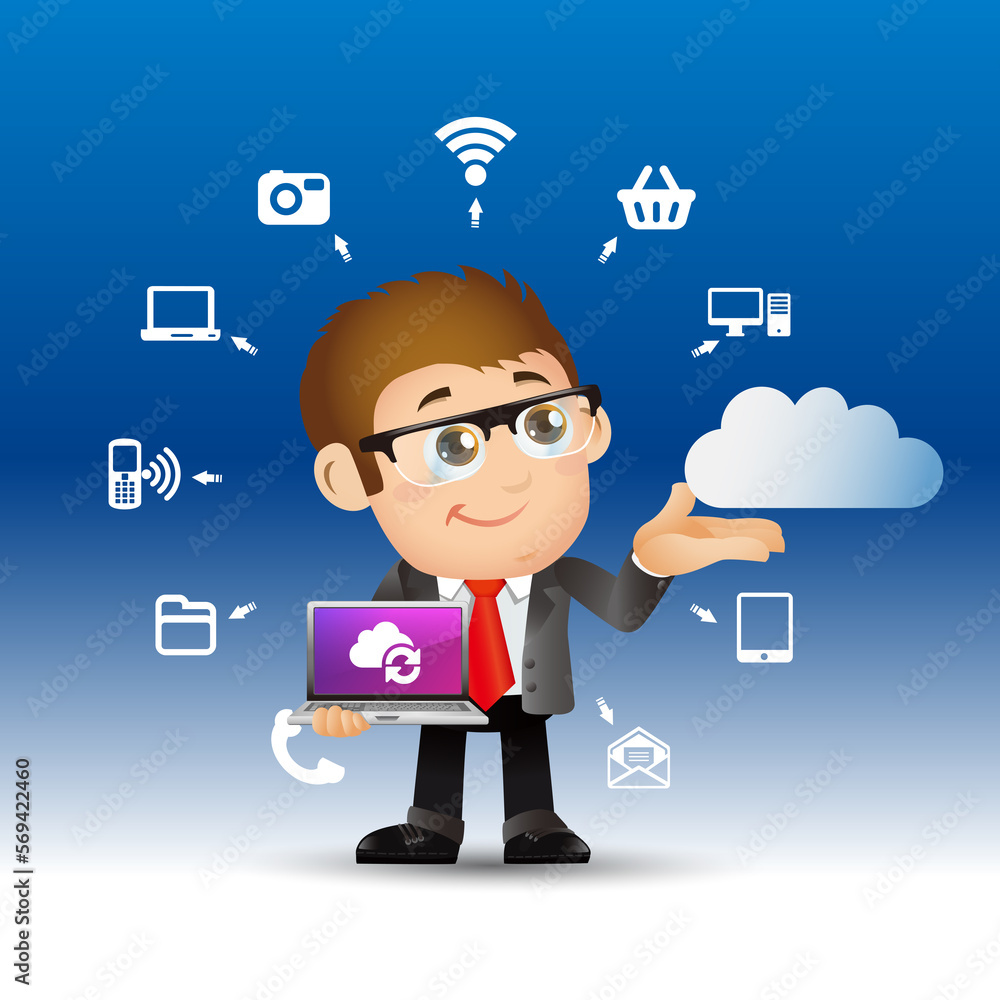 People Set - Cloud computing - cloud computing men People Set - Cloud computing - cloud computing men