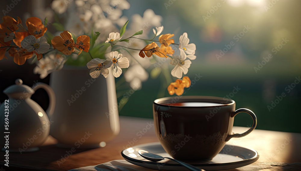 Relaxing With Coffee