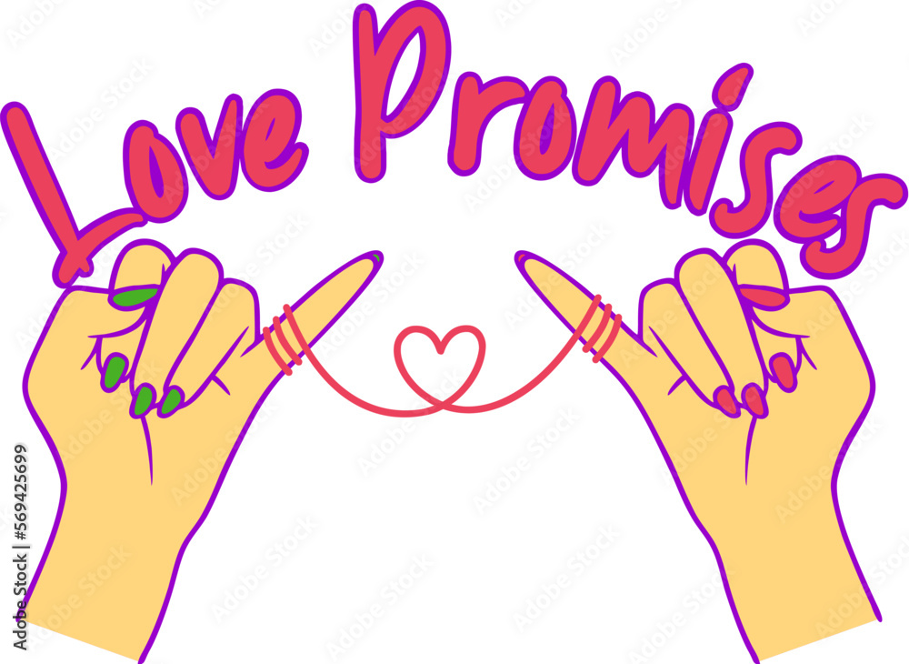Obraz premium Love Promises