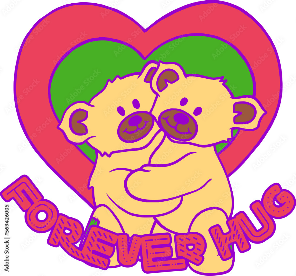 Valentine Teddy Bear Hug Valentine Teddy Bear Hug