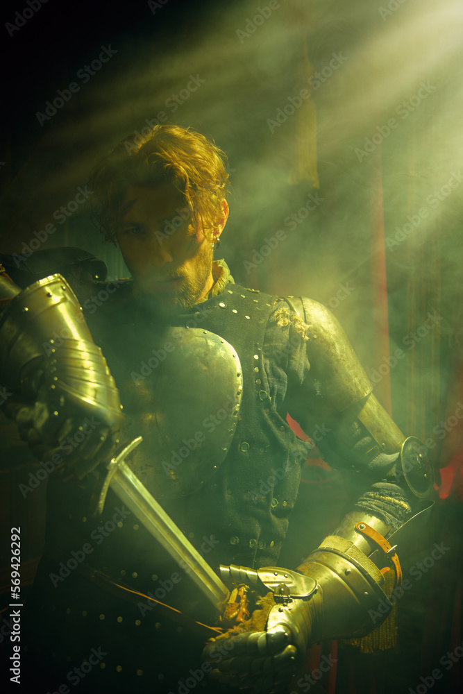 Fototapeta premium chivalric romance hero