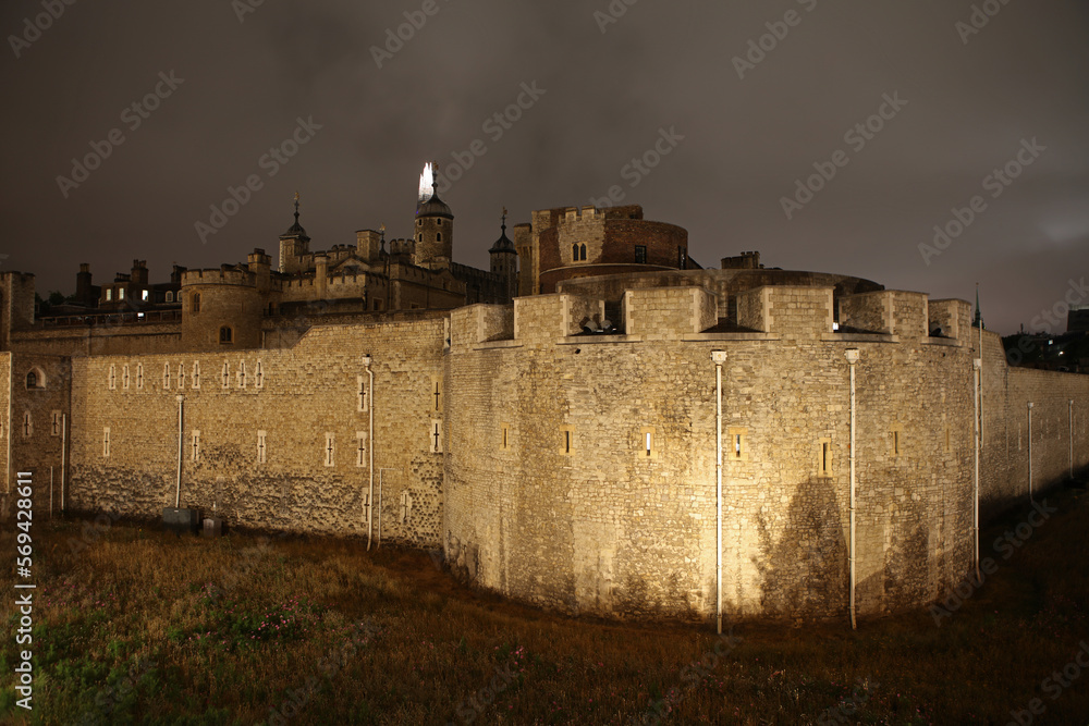 Tower of London by night, London, England, United Kingdom Tower of London by night, London, England, United Kingdom