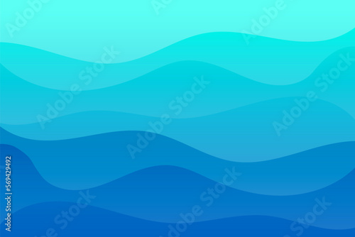 blue wave modern background