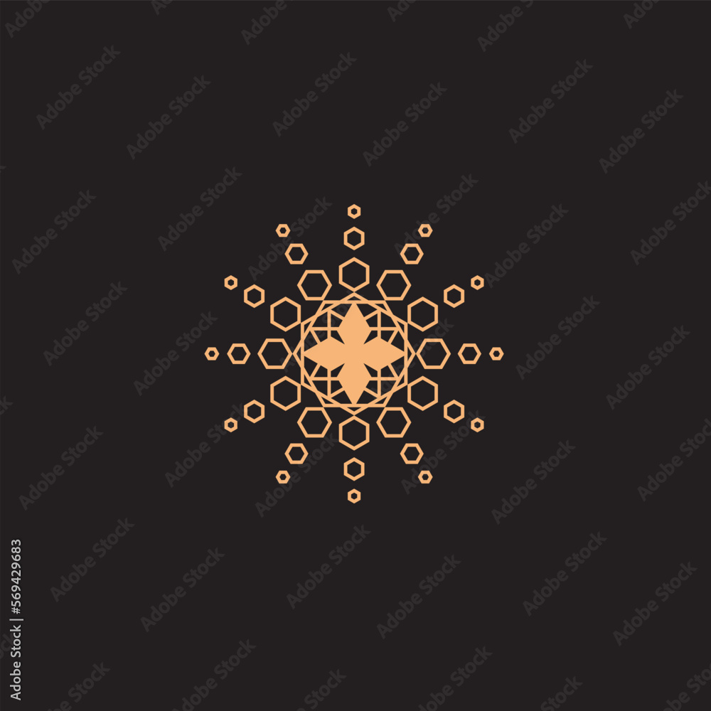 floral logo abstract element design ilustration. floral logo abstract element design ilustration.