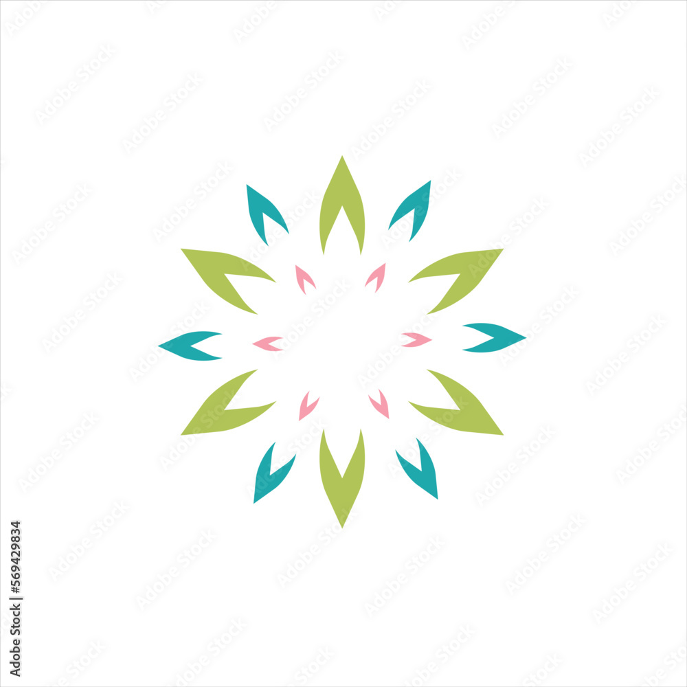 floral logo abstract element design ilustration. floral logo abstract element design ilustration.