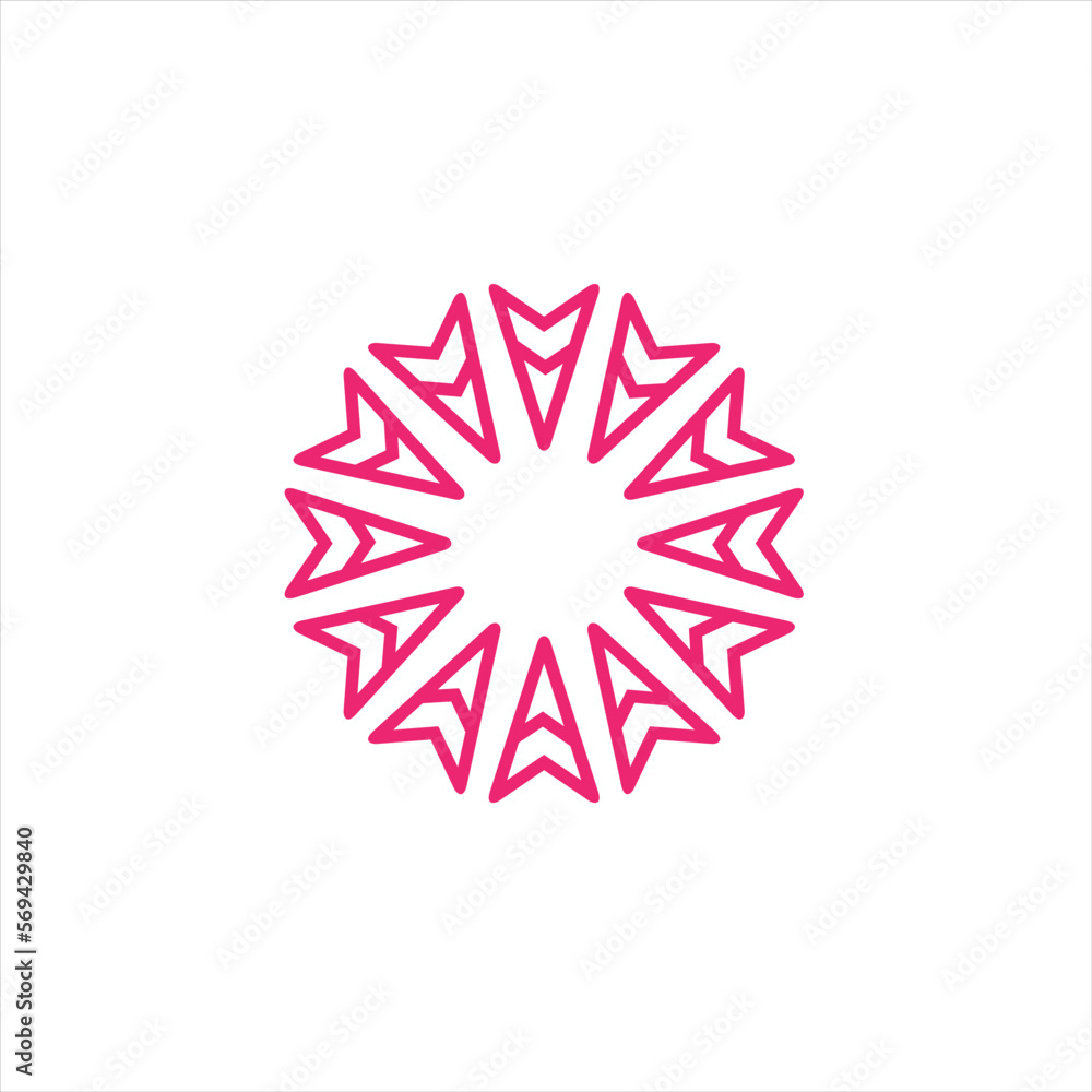 floral logo abstract element design ilustration. floral logo abstract element design ilustration.