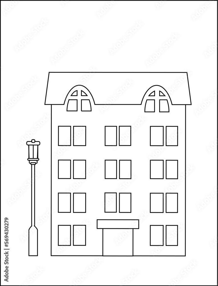 beautiful house coloring pages. The property of the house is white with thick black lines. suitable for use in children's coloring books as well as a medium for recognizing the shape of a house . beautiful house coloring pages. The property of the house is white with thick black lines. suitable for use in children's coloring books as well as a medium for recognizing the shape of a house .
