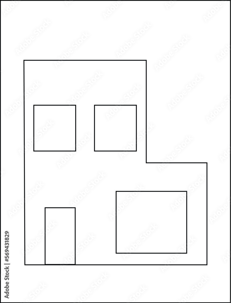 beautiful house coloring pages. The property of the house is white with thick black lines. suitable for use in children's coloring books as well as a medium for recognizing the shape of a house . beautiful house coloring pages. The property of the house is white with thick black lines. suitable for use in children's coloring books as well as a medium for recognizing the shape of a house .