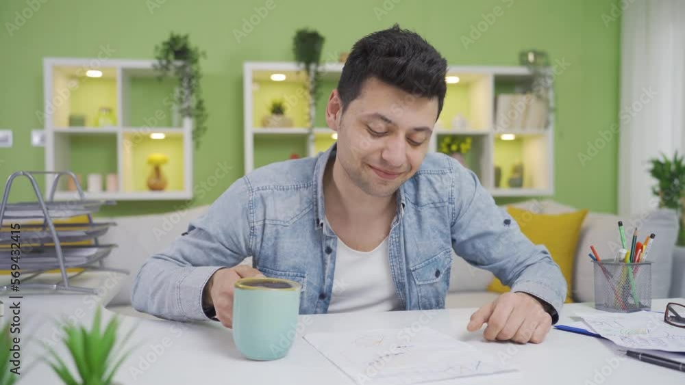 Clumsy man spilling coffee on his work desk is damaging his document. Awkwardness.
Young businessman working from home clumsily pouring a hot drink on his desk and wetting important document paper.
Clumsy man spilling coffee on his work desk is damaging his document. Awkwardness.
Young businessman working from home clumsily pouring a hot drink on his desk and wetting important document paper.