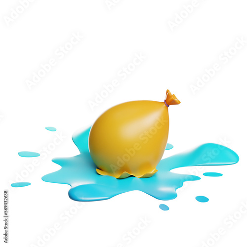 Bring Joy to Your Designs with Our 3D Colorful Balloon Set for the Happy Holi Festival: Celebrate in Style!