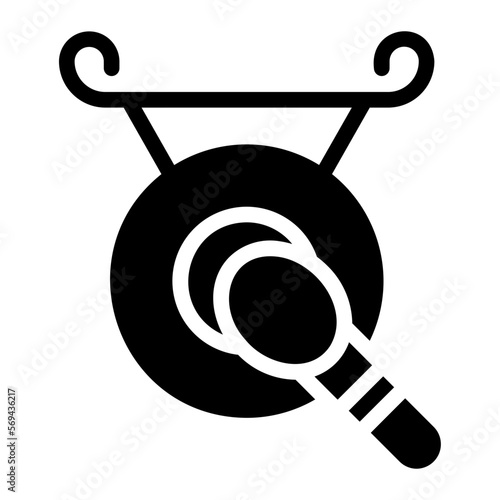 gong glyph icon