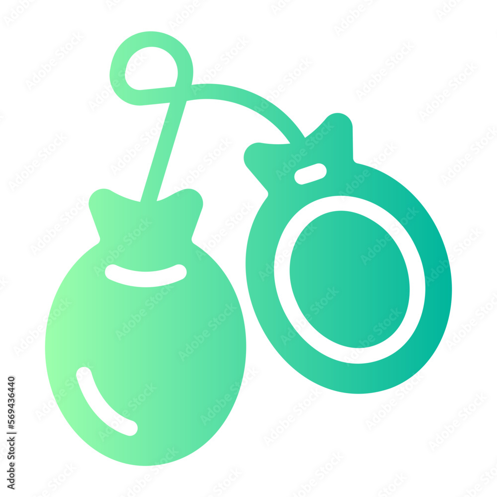 castanets gradient icon castanets gradient icon