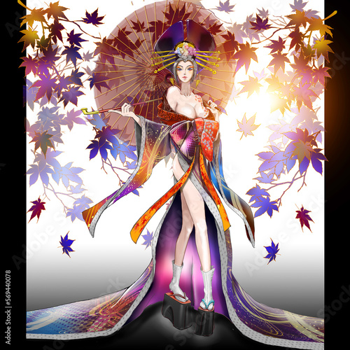 Obraz na plátně OIRAN(花魁）