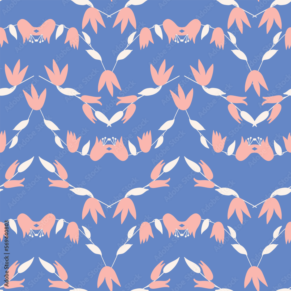 Seamless decorative elegant pattern with cute flowers. Print for textile, wallpaper, covers, surface. For fashion fabric. Retro stylization. Seamless decorative elegant pattern with cute flowers. Print for textile, wallpaper, covers, surface. For fashion fabric. Retro stylization.
