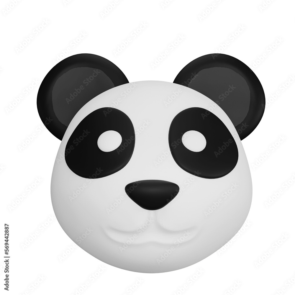 Lovable 3D Animated Panda - Adorable Black and White Bear for Your Animal Collection Lovable 3D Animated Panda - Adorable Black and White Bear for Your Animal Collection