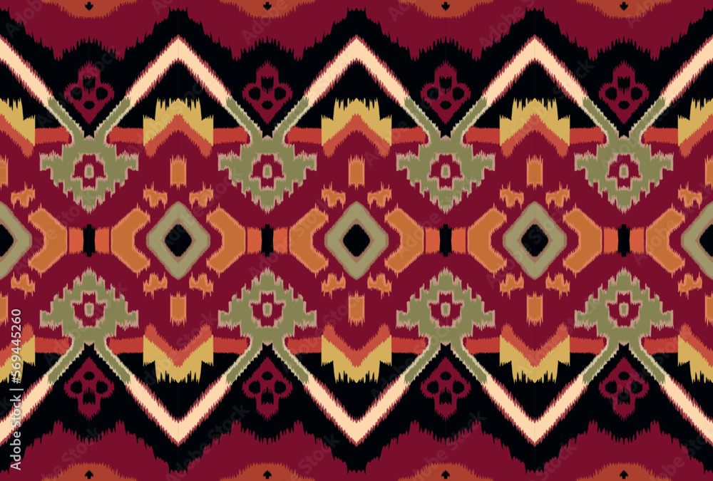 Seamless pattern of traditional African American tribal or Indian ethnic fabric pattern. including knitting Carpets and publications. vector illustration Seamless pattern of traditional African American tribal or Indian ethnic fabric pattern. including knitting Carpets and publications. vector illustration