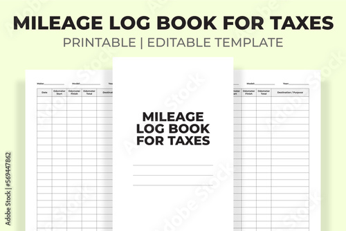 Mileage Log Book For Taxes
