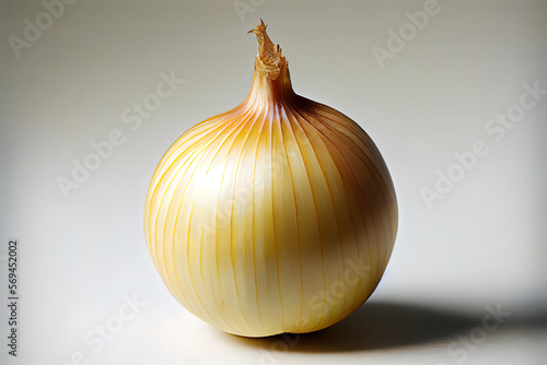 Fresh One natural Onions. Generative Ai