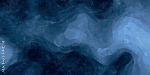 abstract colored nostalgic brush stroke grunge effect blended dark blue ash blue gray gradient background	
