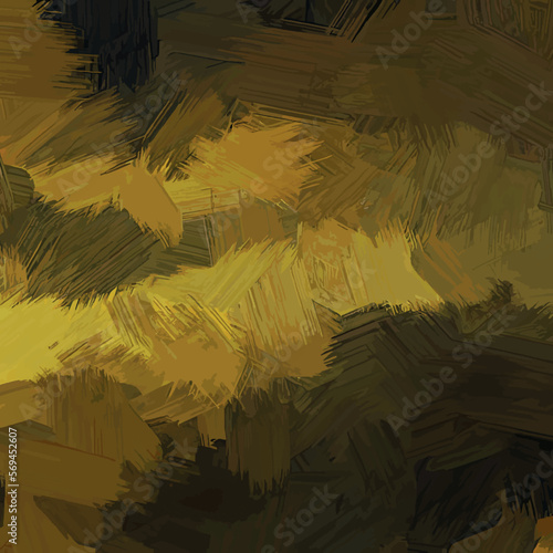 abstract colored nostalgic brush stroke grunge effect blended mustard military green  gradient background	
