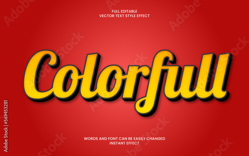 Colorful Text Effect 