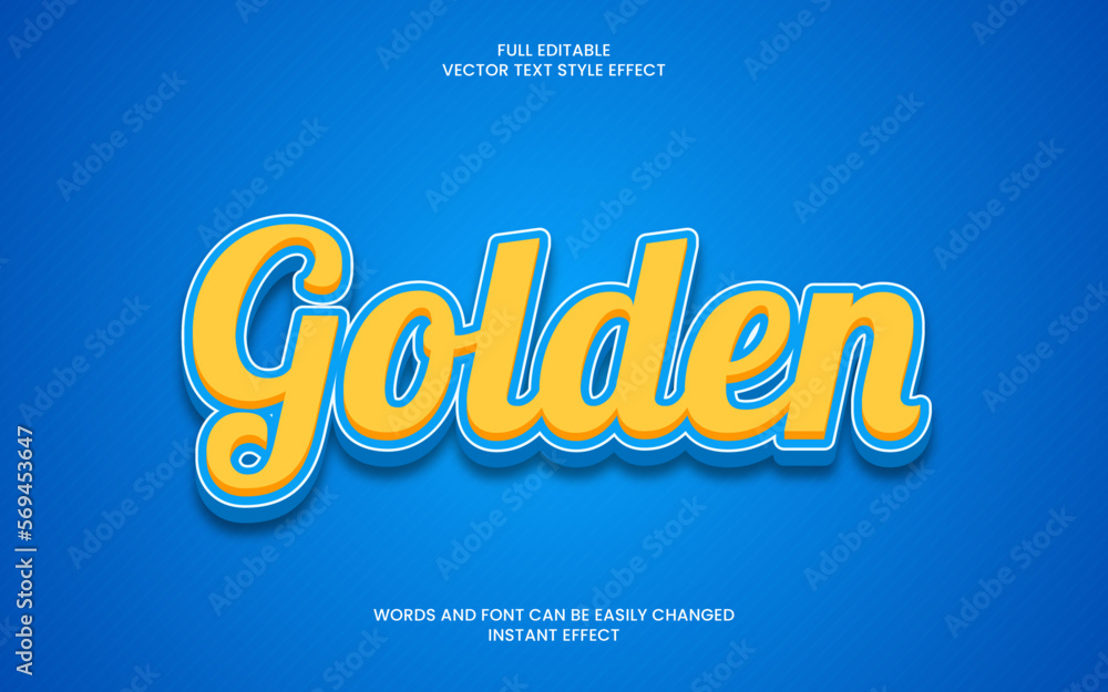 Golden Text Effect 