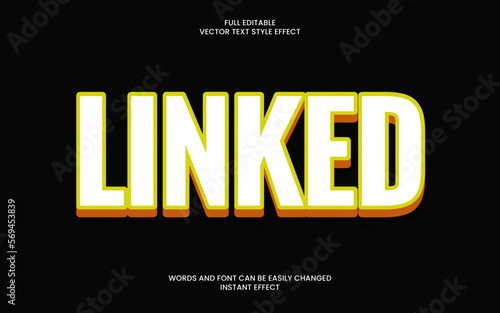 Linked Text Effect 