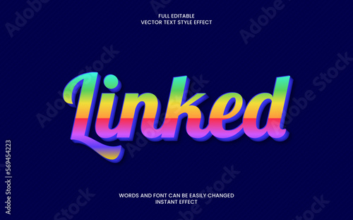 Linked Text Effect 