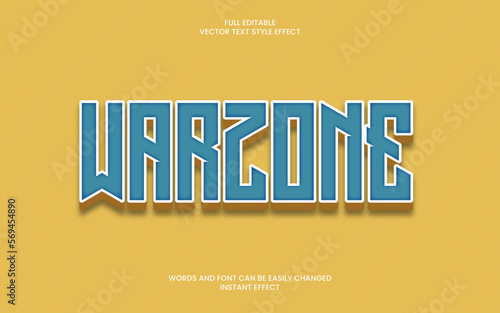 Warzone Text Effect 