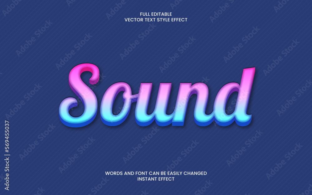 Sound Text Effect Sound Text Effect