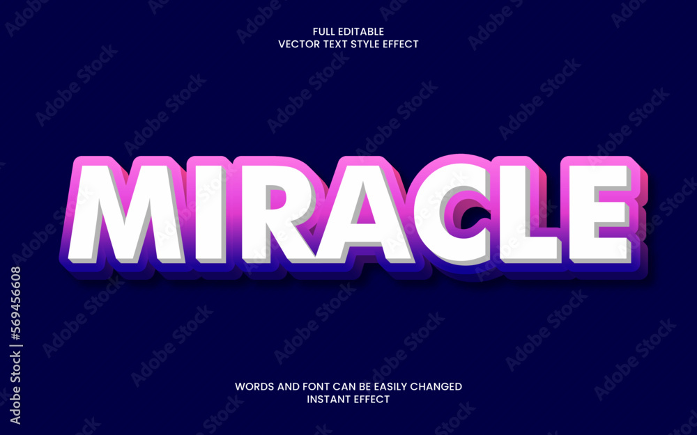Miracle Text Effect 