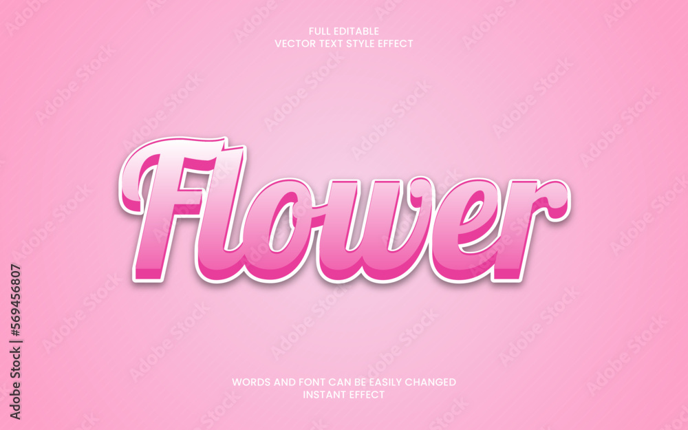 Flower Text Effect 