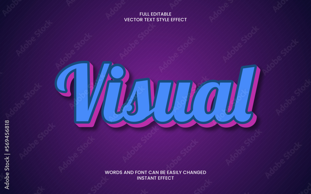 Visual Text Effect 