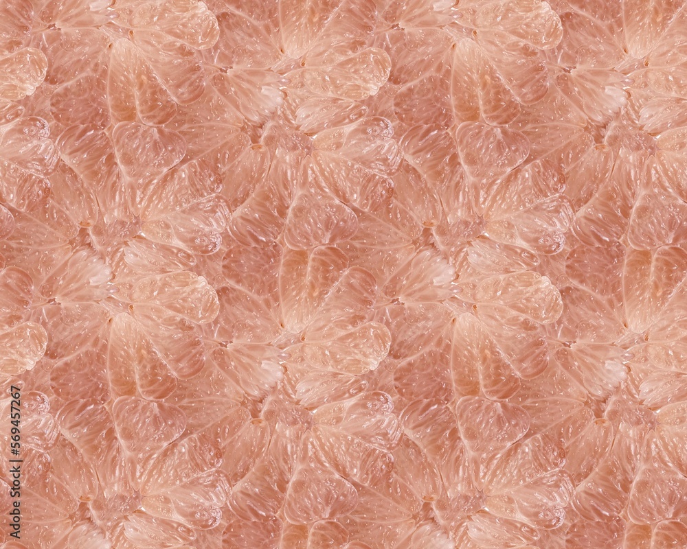 Fototapeta premium The seamless background with citrus fruit.