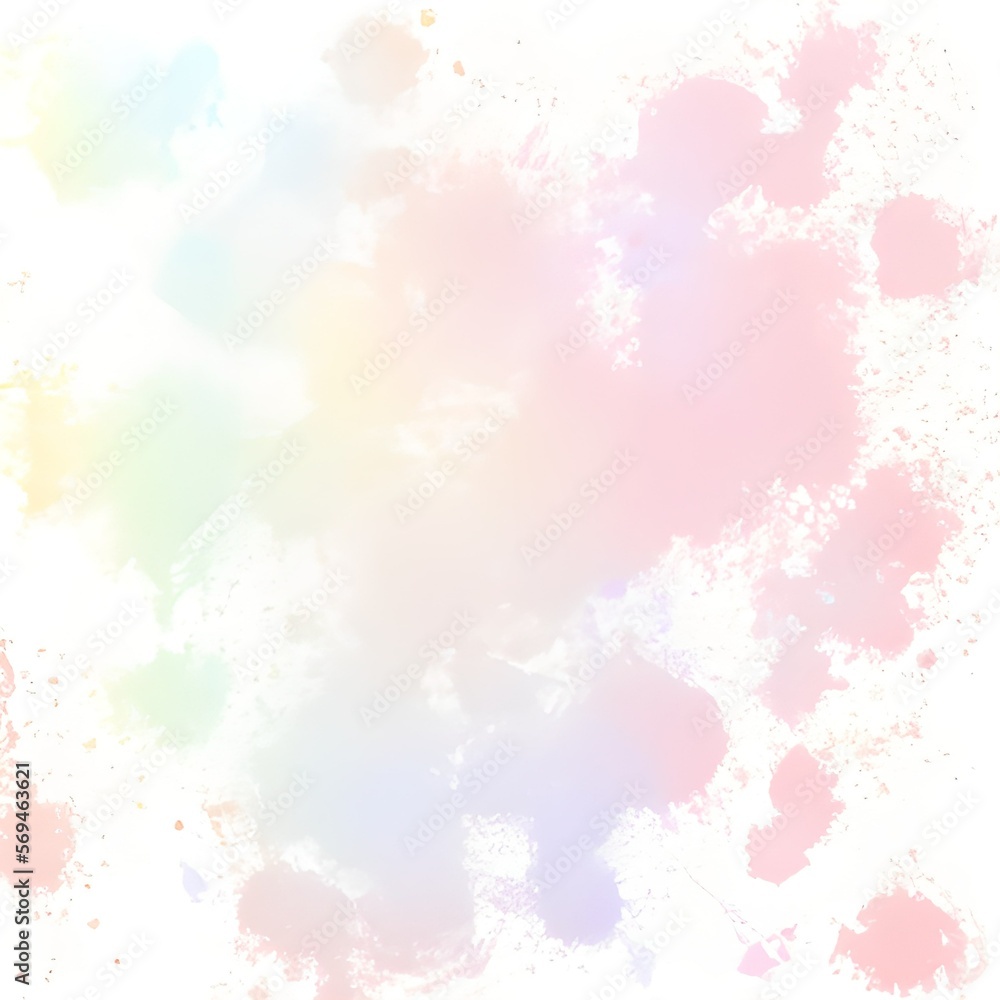 Soft pastel ink watercolor background. Create with Generative AI